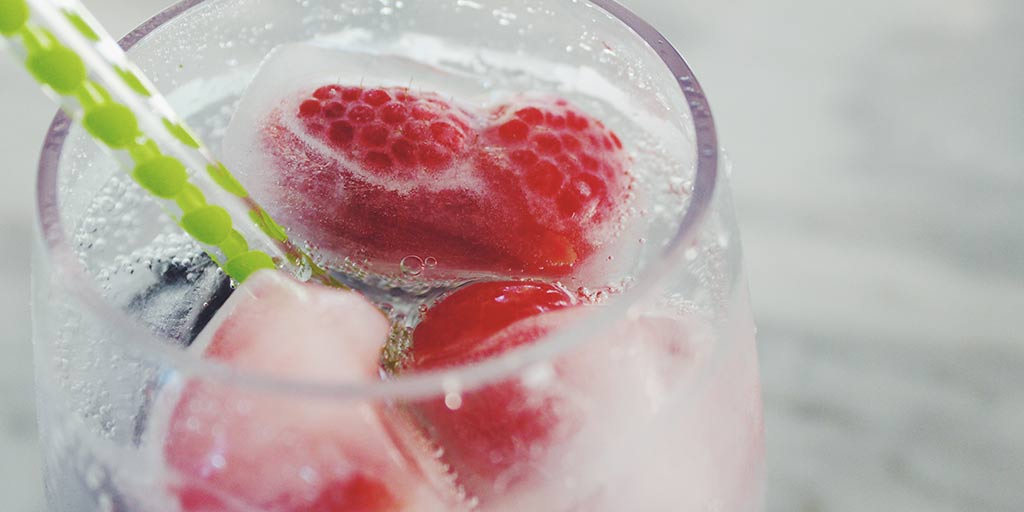 DIY Fruit Ice Cubes - Celiac Mama