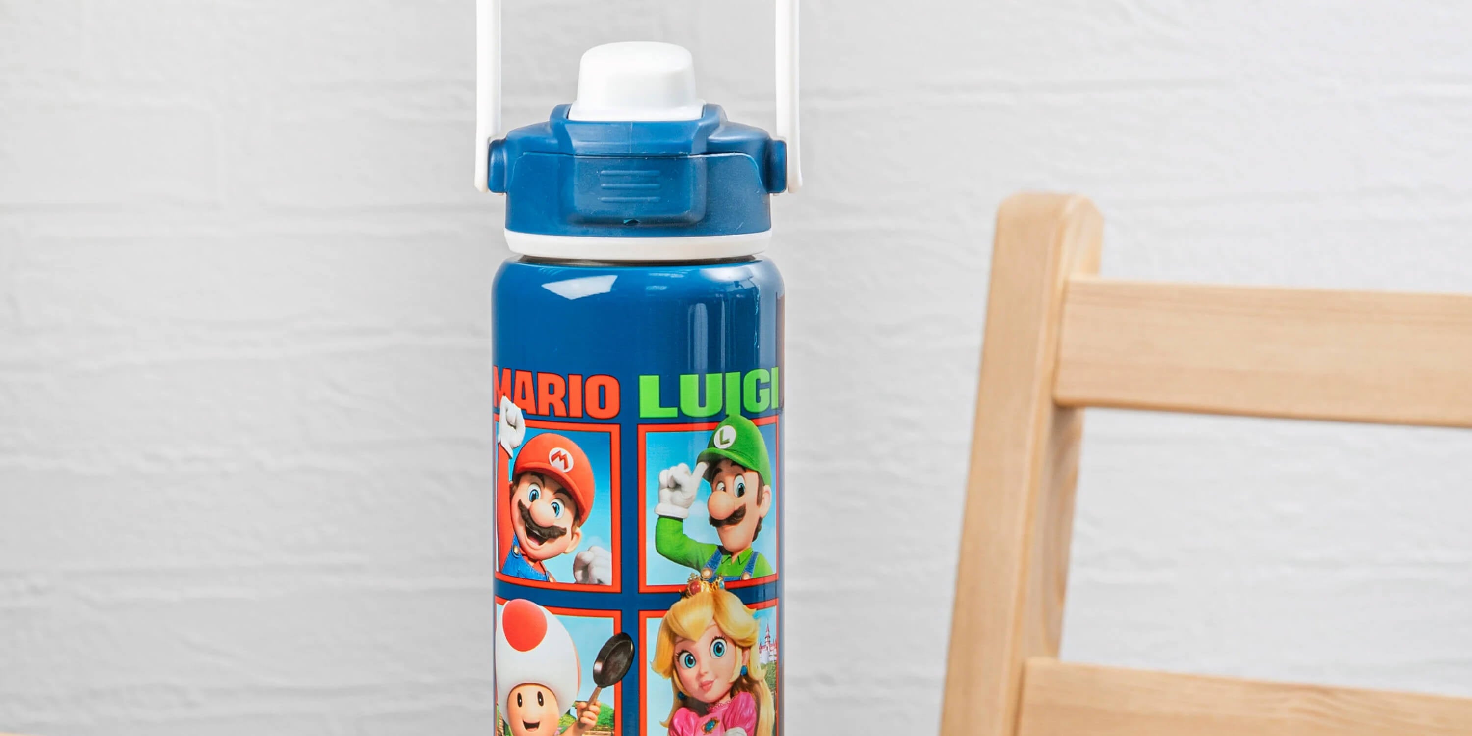 New Super Mario Stainless Steel 304 Thermos Mug 420ml Water Bottle Portable  Vacuum Bounce Lid Water Cup Travel Flask Kids Gifts