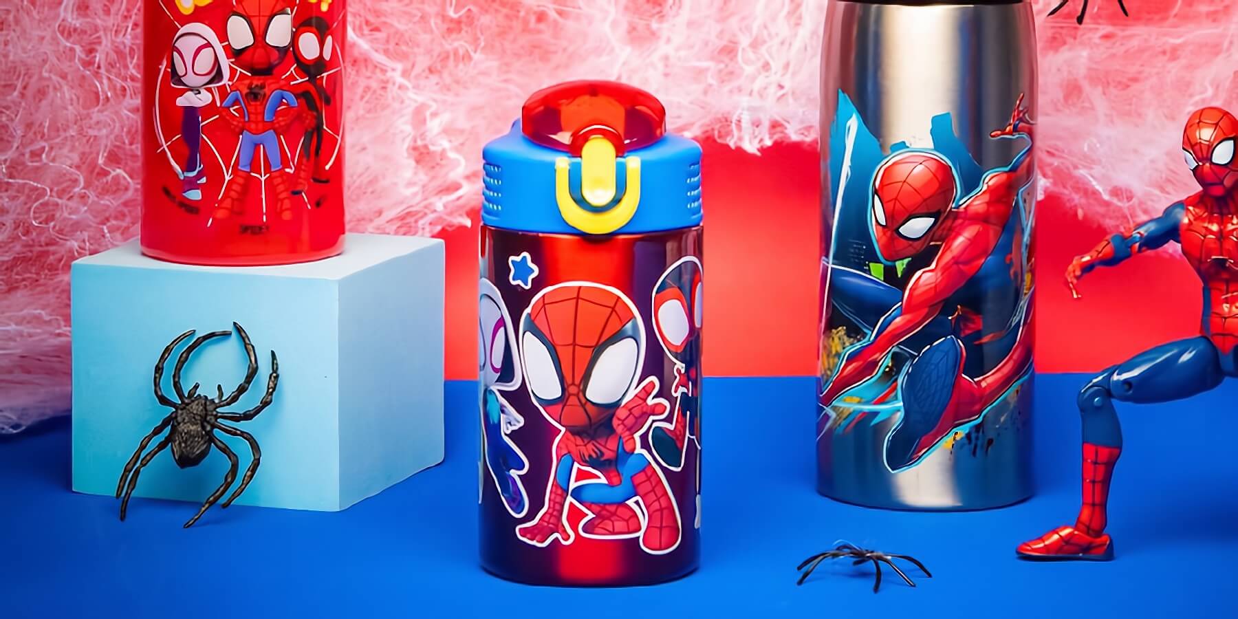 Wah Notion Water Bottle Kids Spiderman, Batman, Transformers Character 2022  Trending Designs.