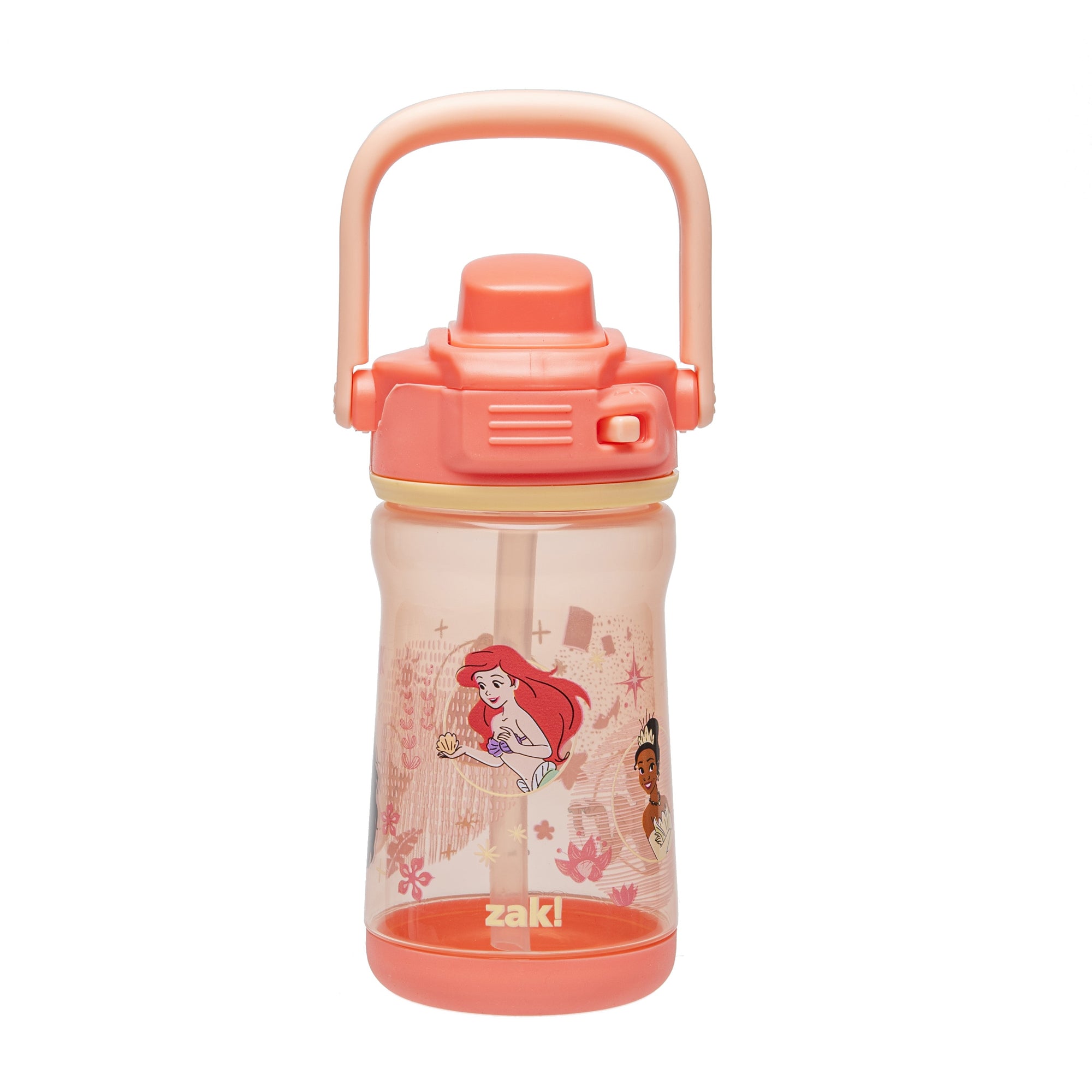 Kids Water Bottle with Lid Lock and Soft Spout - Disney Princess, 12 ounces