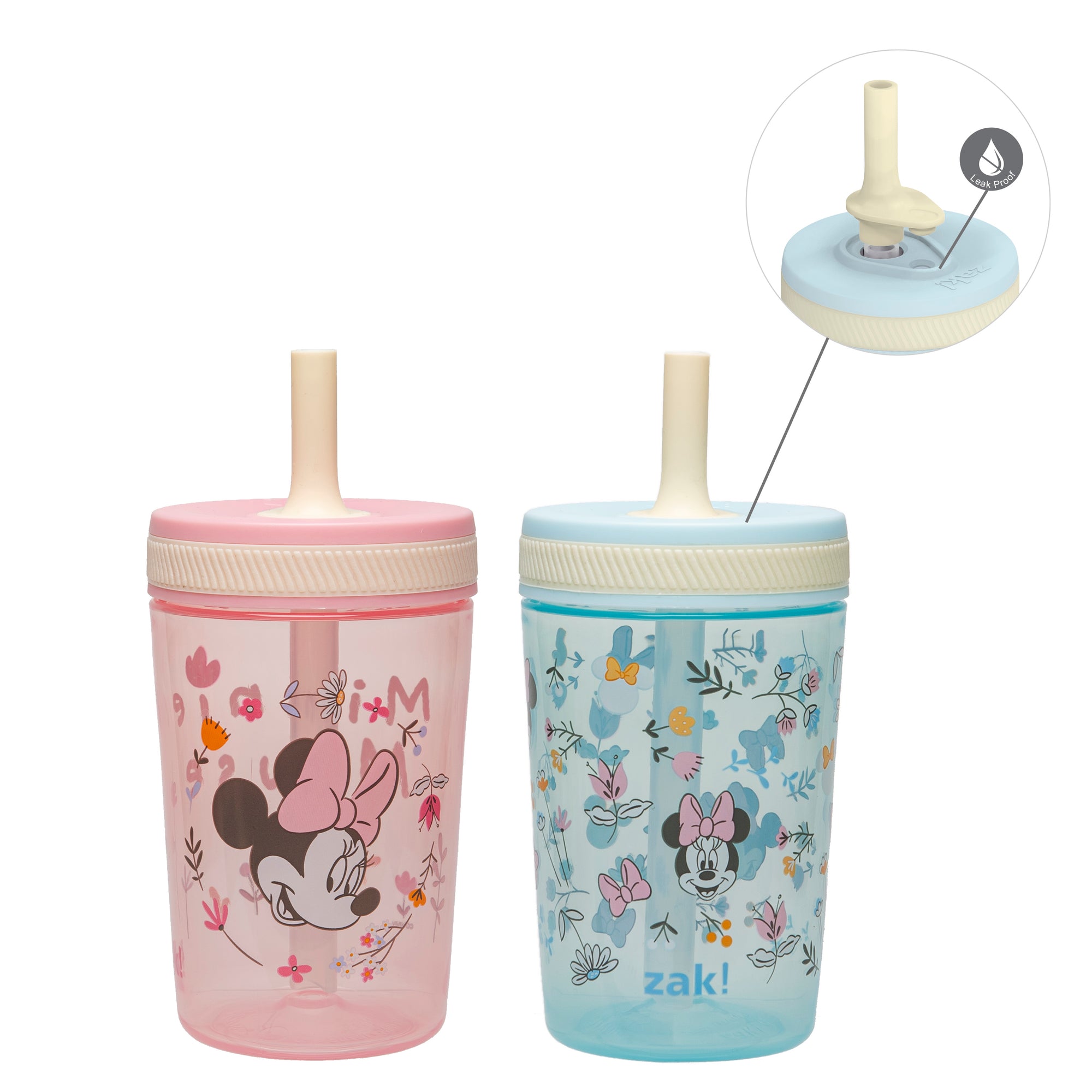 Disney Minnie Mouse Kelso Kids Leak Proof Tumbler with Lid and Straw - 15 Ounces