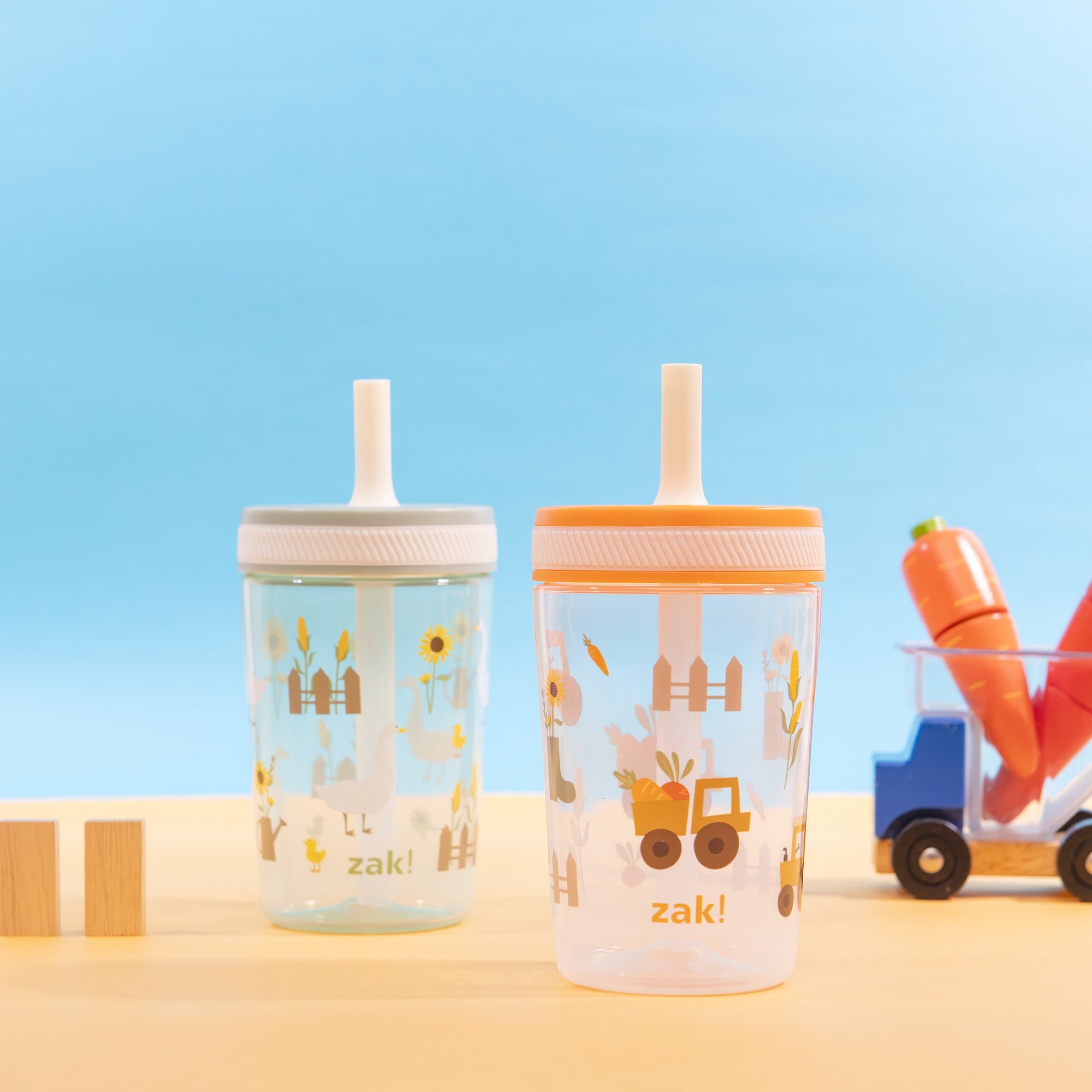 Silly Goose and Harvest Kelso Kids Leak Proof Tumbler with Lid and Straw - 15 Ounces