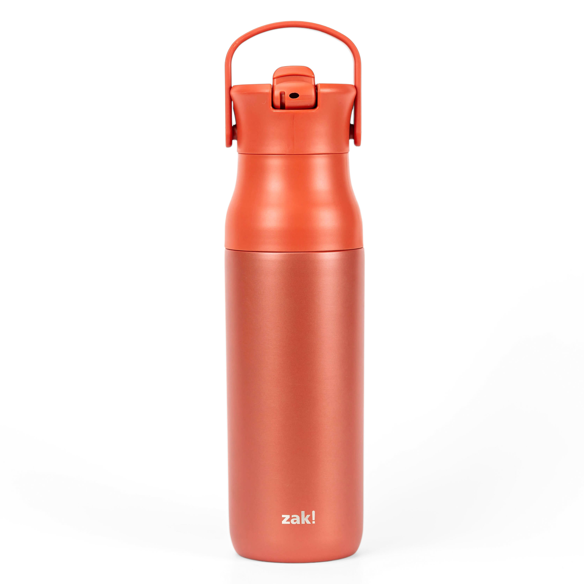 Zak Designs Liberty 20oz Stainless Steel Double Wall Insulated Water Bottle  with Leak-Proof Design, BPA Free Reusable , Convenient carry handle for  travel, Stitch 