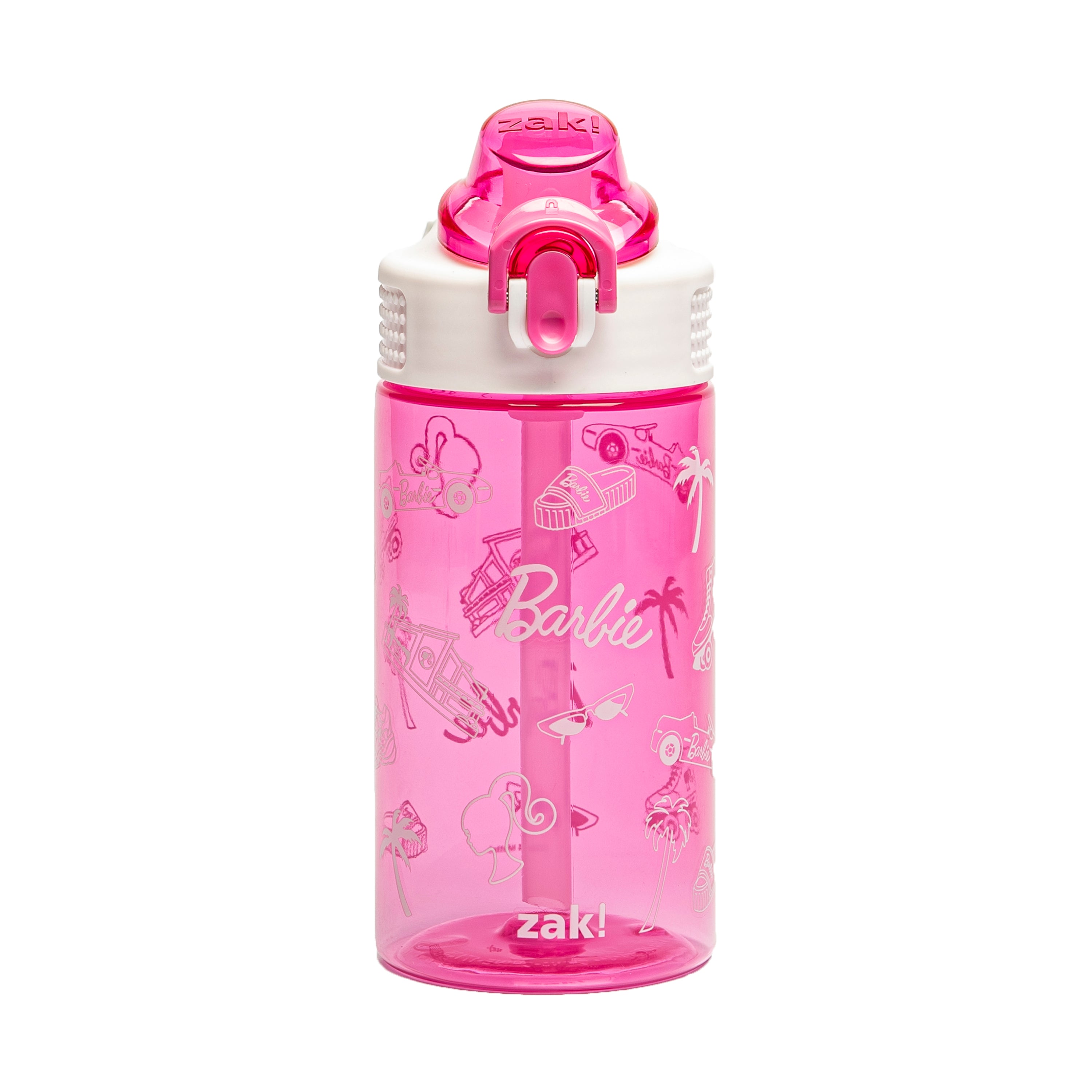 Sage Kids Covered Spout Water Bottle Barbie 16 ounces zak