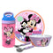 Disney Minnie Mouse Melamine Kids Dinnerware Set with Water Bottle