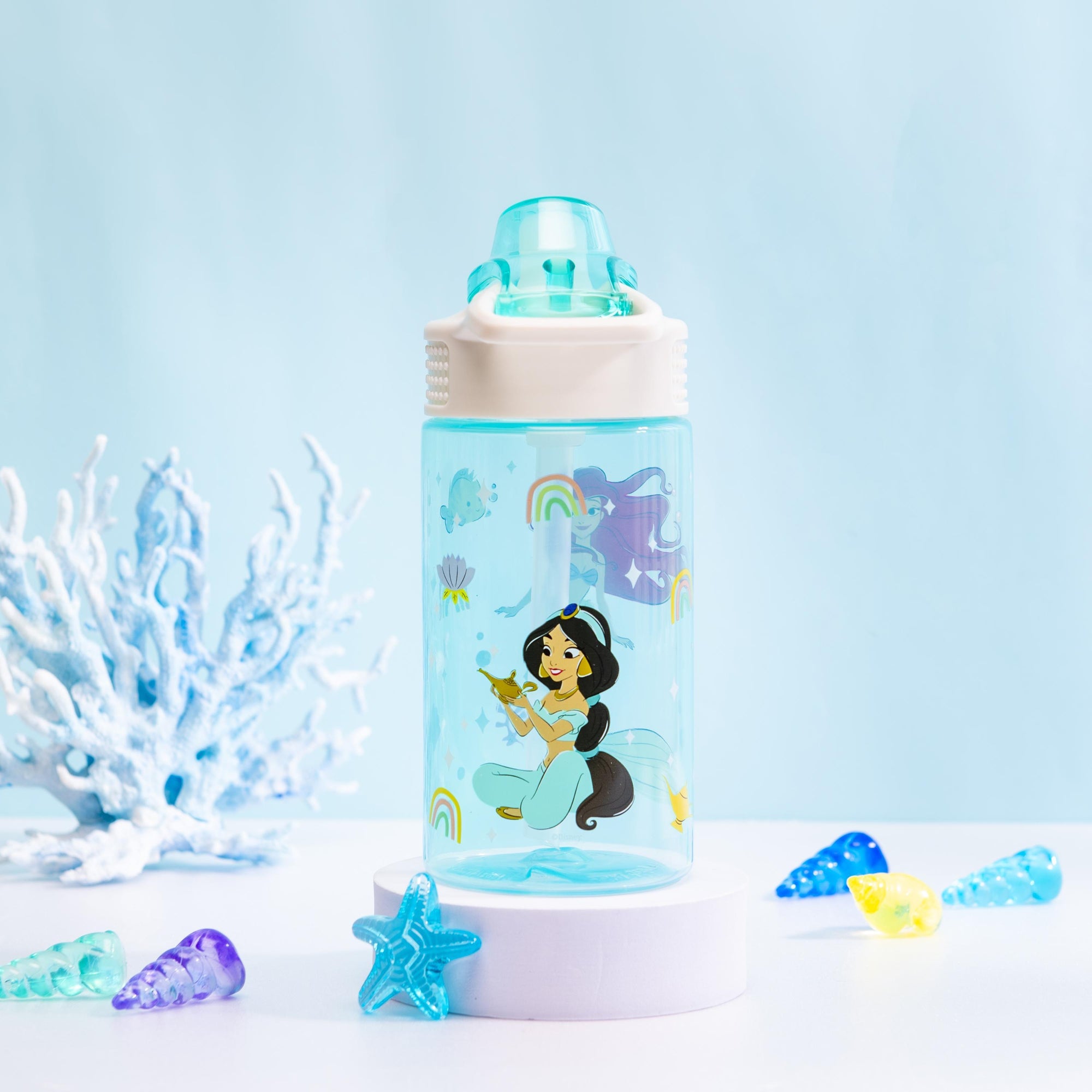 Sage Kids Covered Spout Water Bottle - Disney Princess, 16 ounces