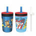 PAW Patrol Kids Stainless Steel and Plastic Leak Proof Tumbler Set