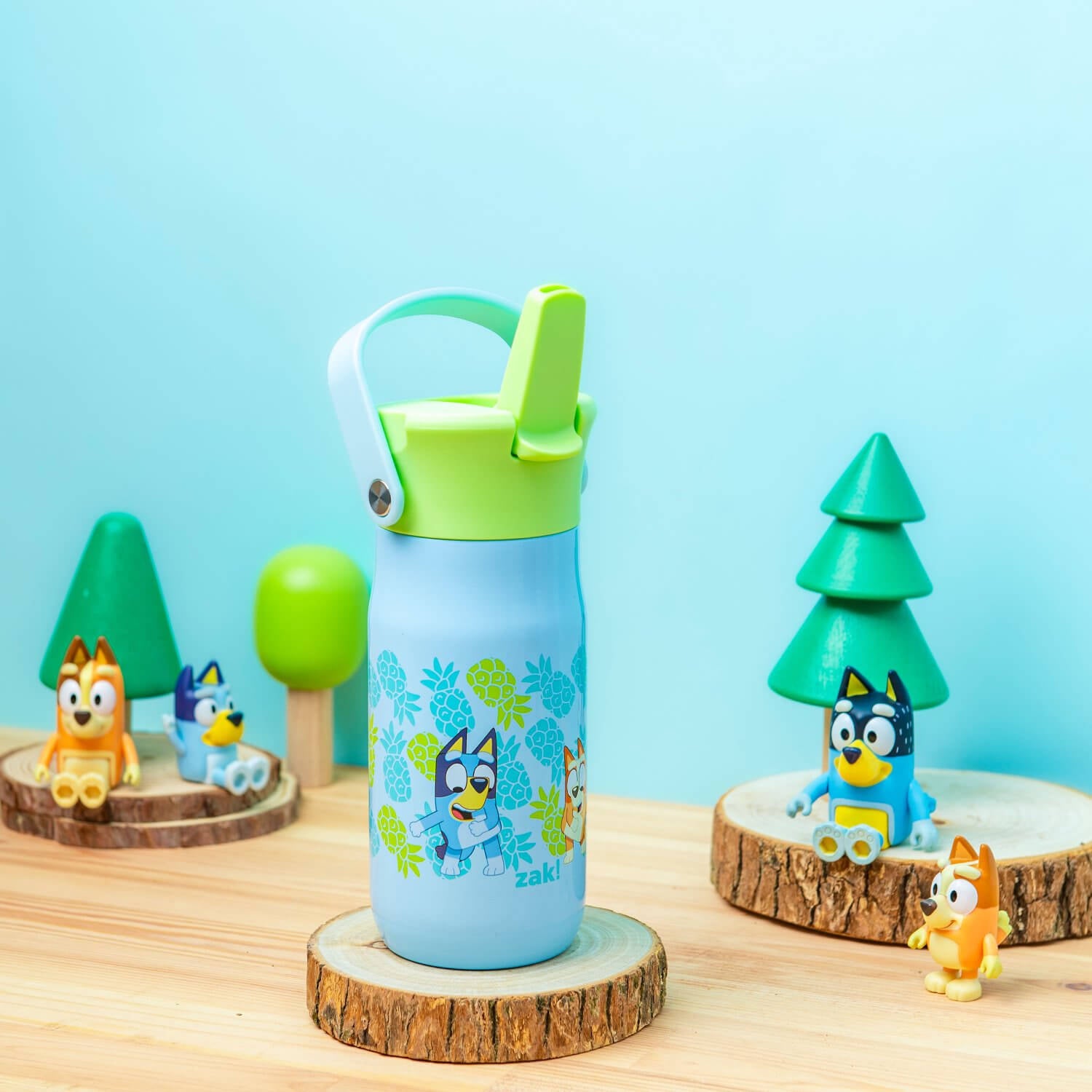 Zak Designs Harmony Bluey Kid Water Bottle for Travel or At Home, 14oz  Recycled Stainless Steel is L…See more Zak Designs Harmony Bluey Kid Water