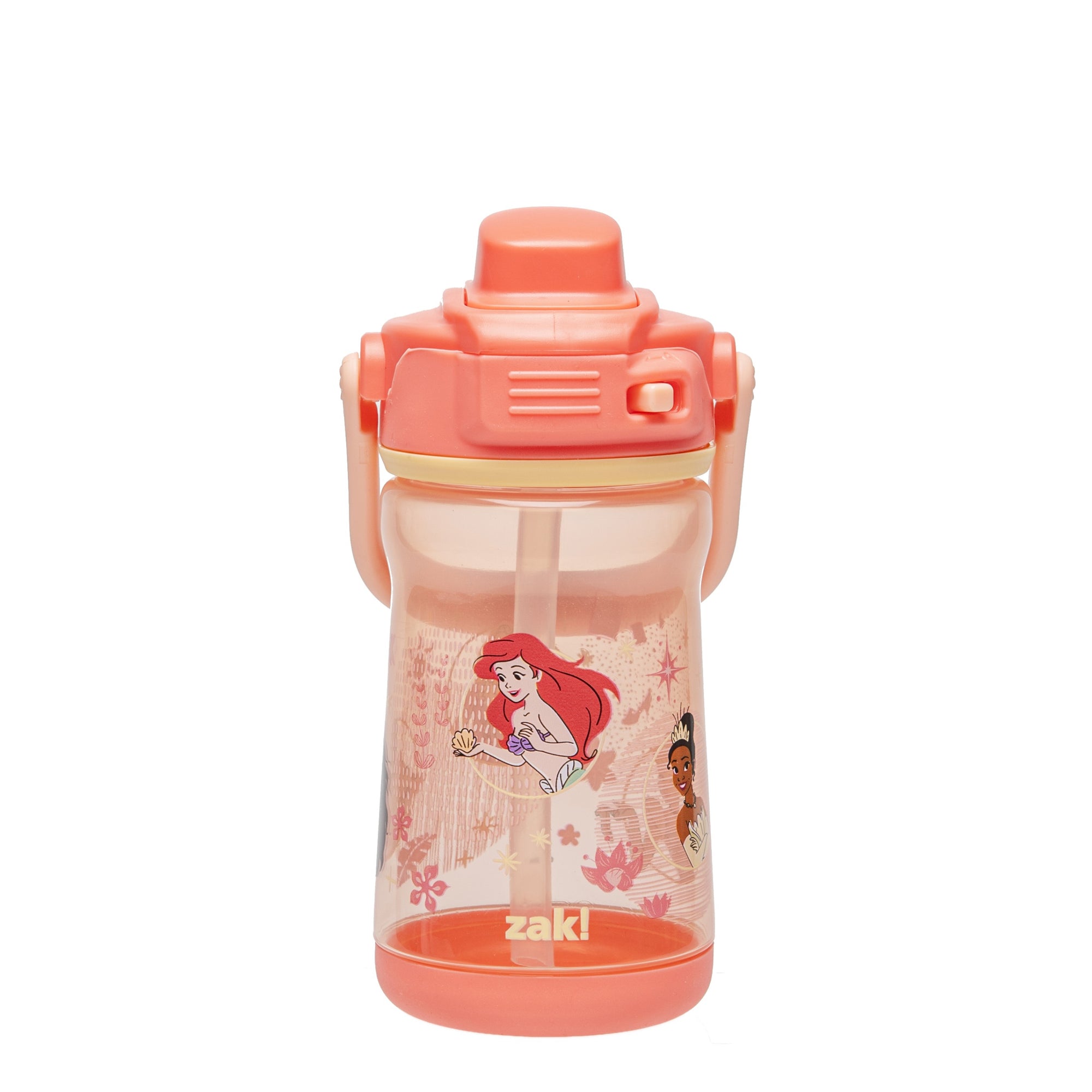 Kids Water Bottle with Lid Lock and Soft Spout - Disney Princess, 12 ounces