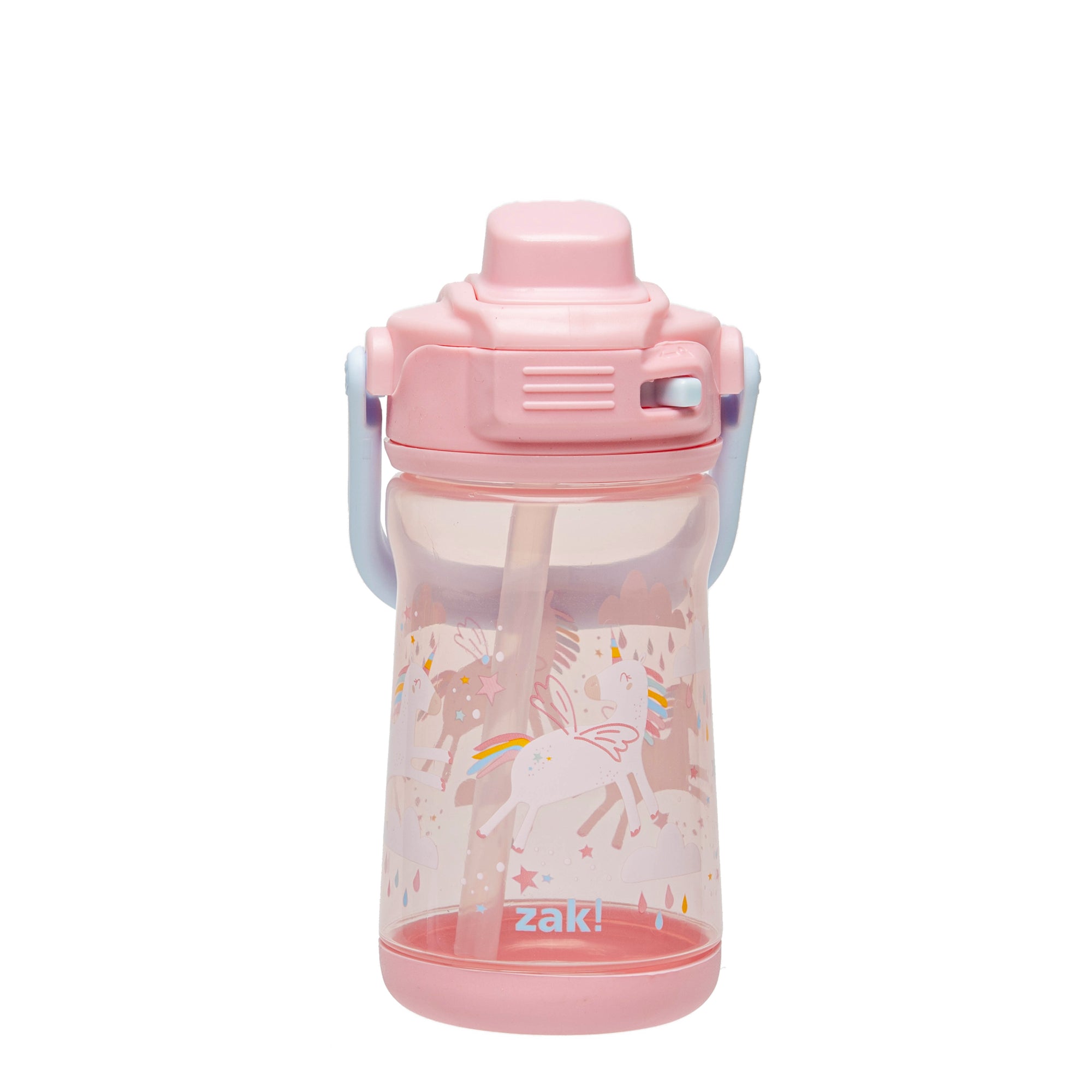 Kids Water Bottle with Lid Lock and Soft Spout - Unicorn, 12 ounces