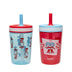 Dr. Seuss Cat Hat Kelso Kids Leak Proof Tumbler with Lid and Straw - 15 Ounces