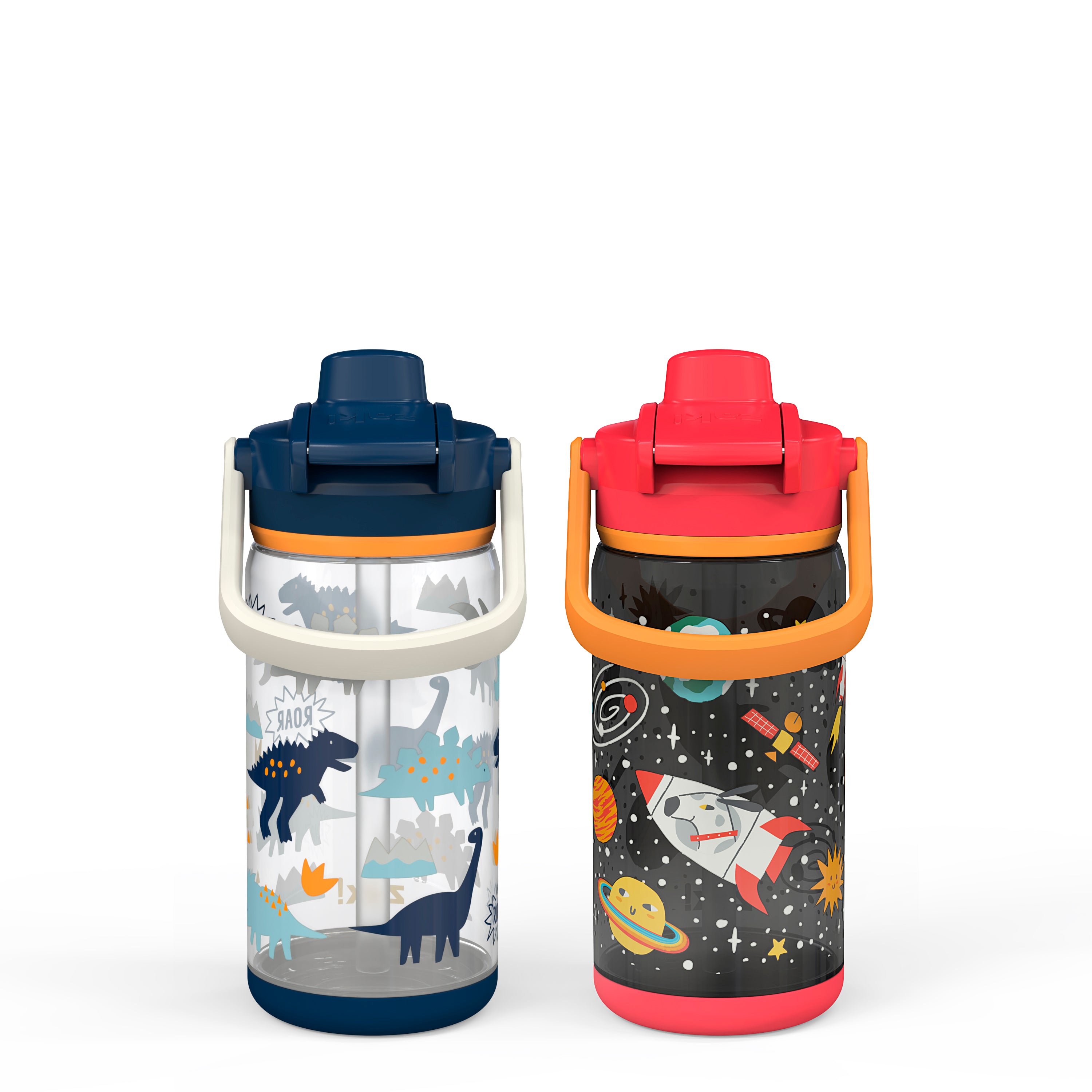 Beacon 2-Piece Kids Water Bottle Set with Covered Spout - Spaceships ...