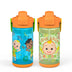 CoComelon Beacon 2-Piece Kids Water Bottle Set with Covered Spout, 16 Ounces