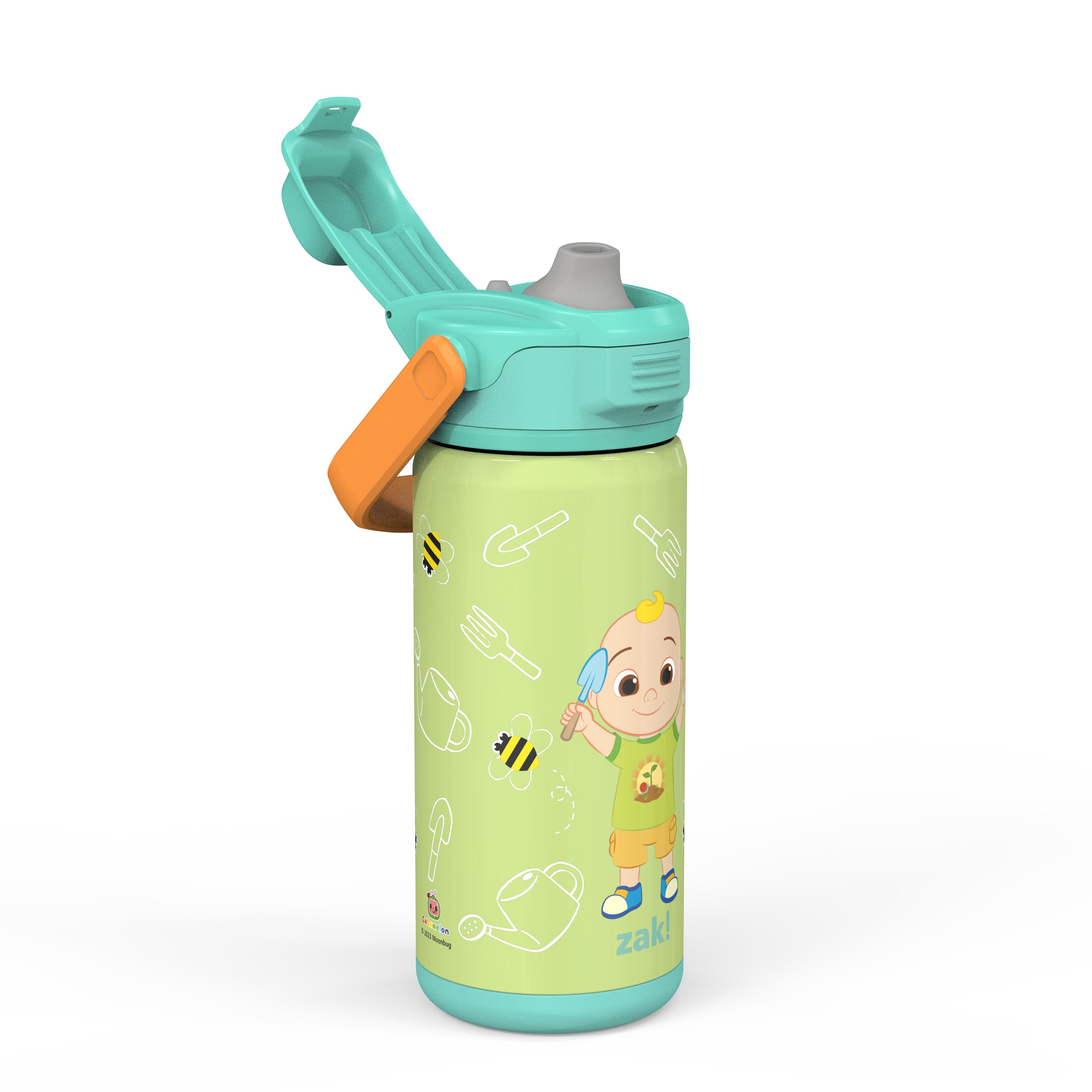 Cocomelon Print Water Bottle with Spout - 700 ml