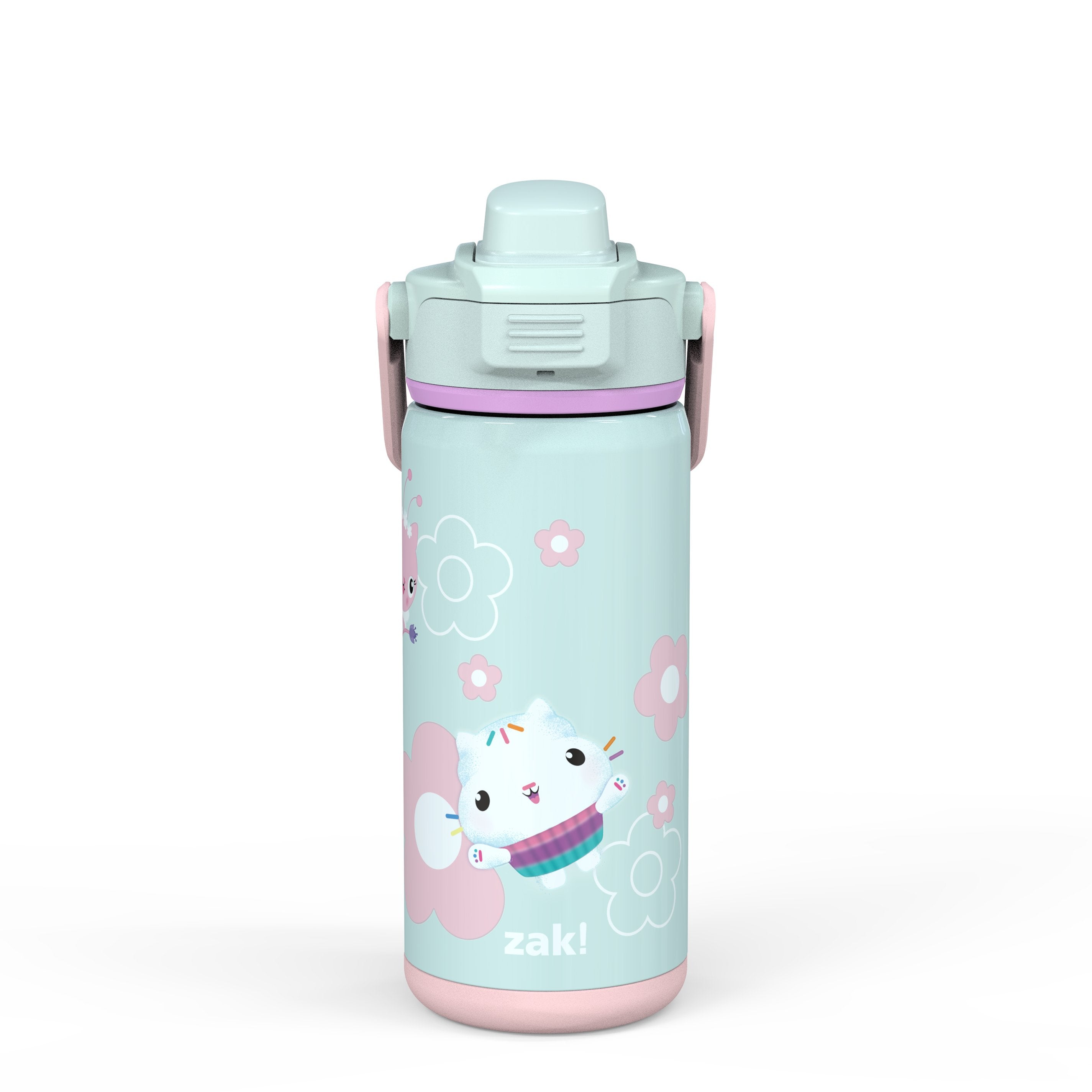 Beacon Stainless Steel Insulated Kids Water Bottle with Covered Spout -  Zaksaurus, 14 Ounces —