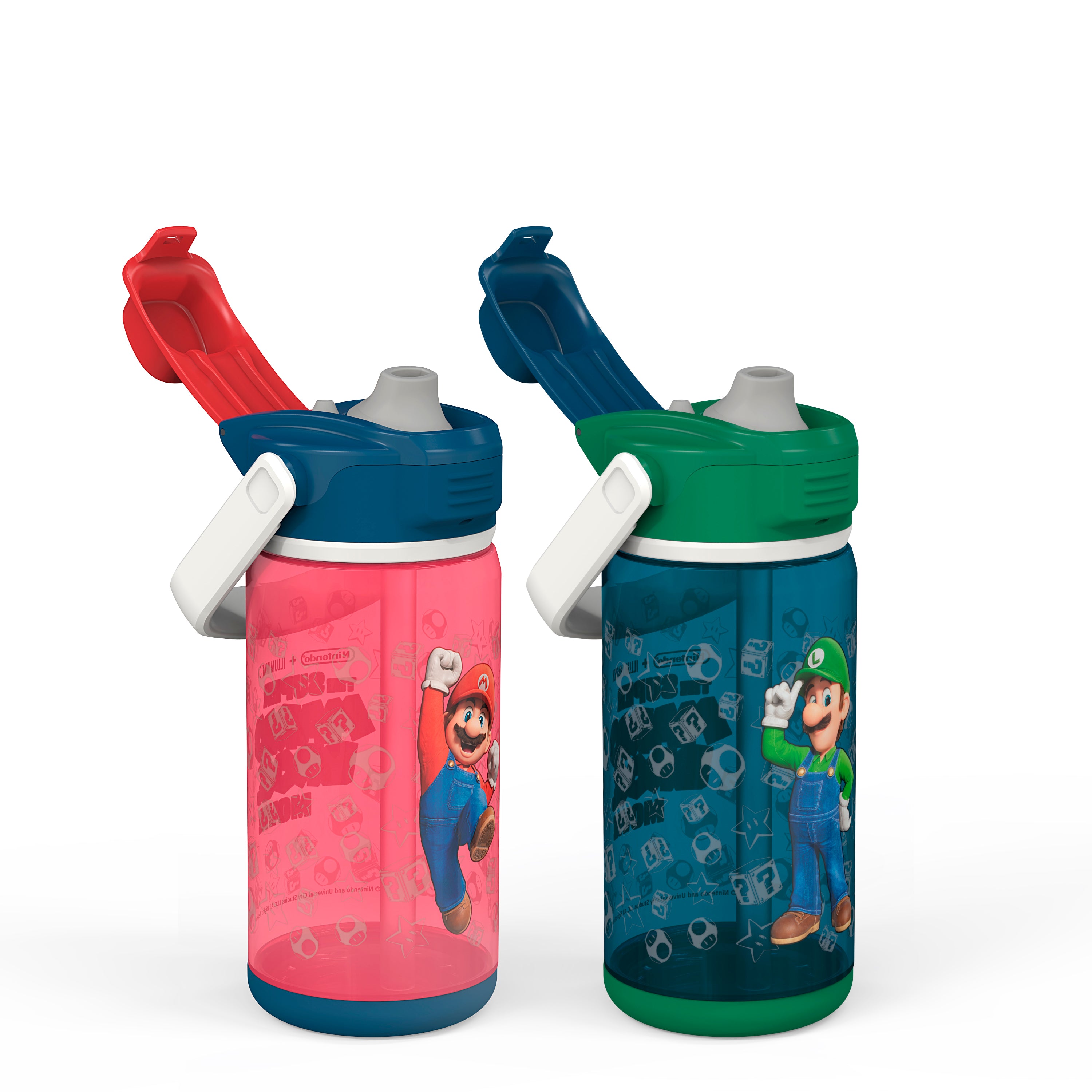 Personalized Mario 12 Oz. Water Bottle Kids Water Bottle Customized Water  Bottle Super Mario Brothers 
