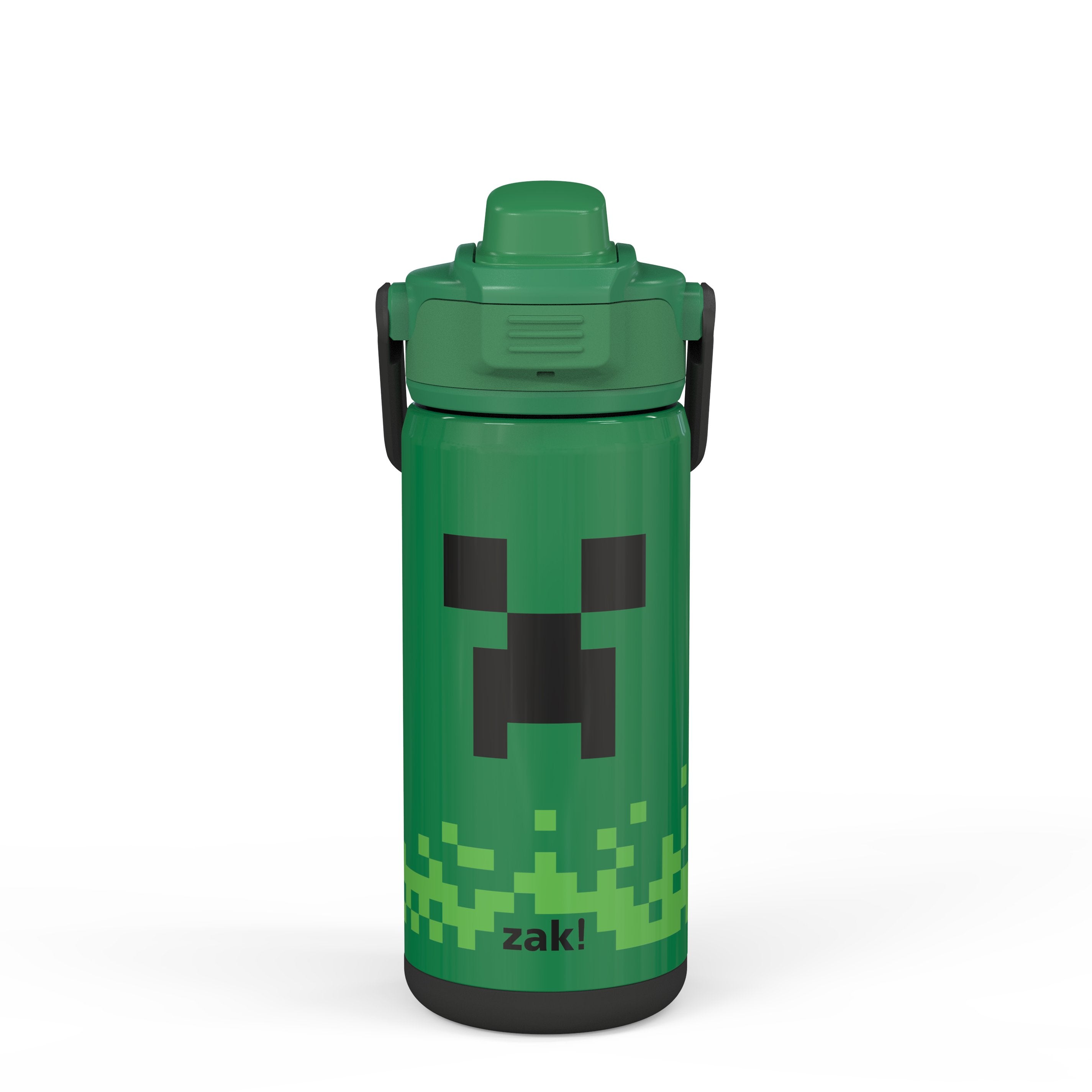 Minecraft Creeper Water Bottle Green
