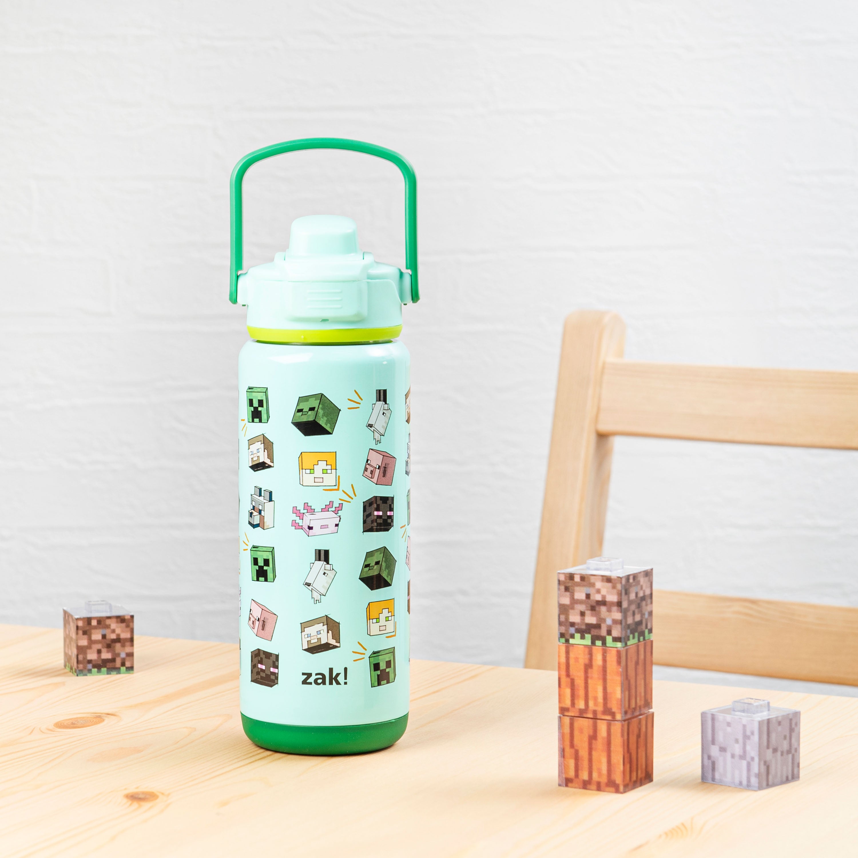 Epic Minecraft water bottle or thermos no flaws send - Depop