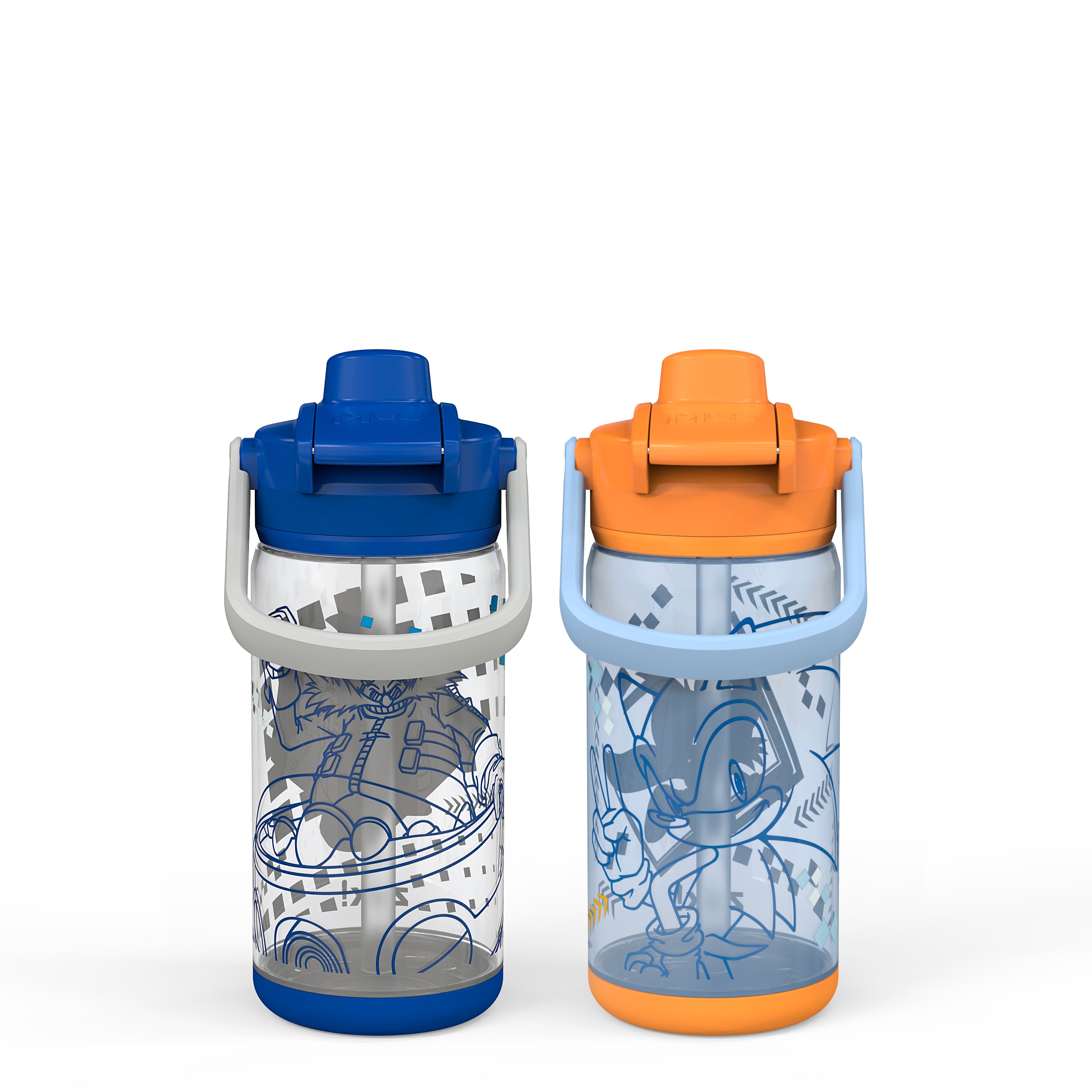 Bluey Beacon 2-Piece Kids Water Bottle Set with Covered Spout, 16 Ounces