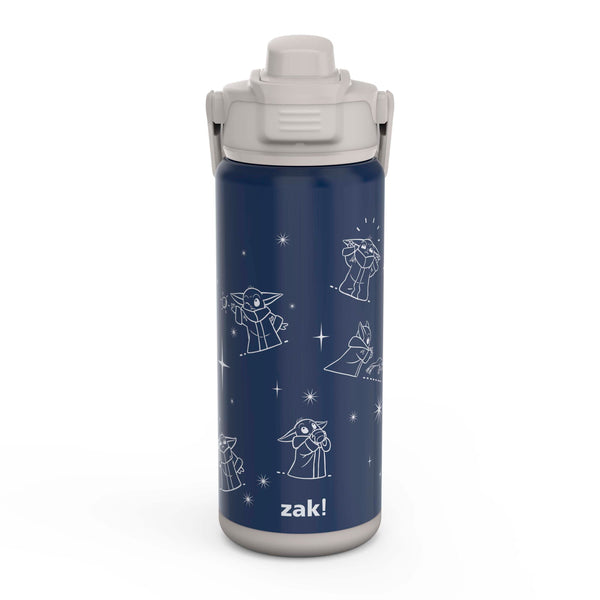 Grogu Stainless Steel Water Bottle with Built-In Straw – Star Wars