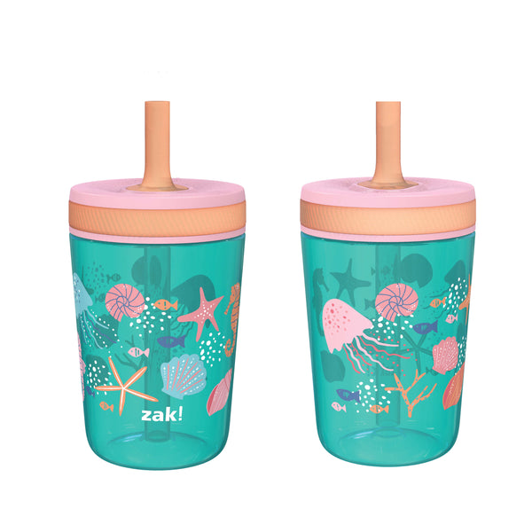 Underwater Ocean Kelso Kids Leak Proof Tumbler with Lid and Straw - 15 Ounces