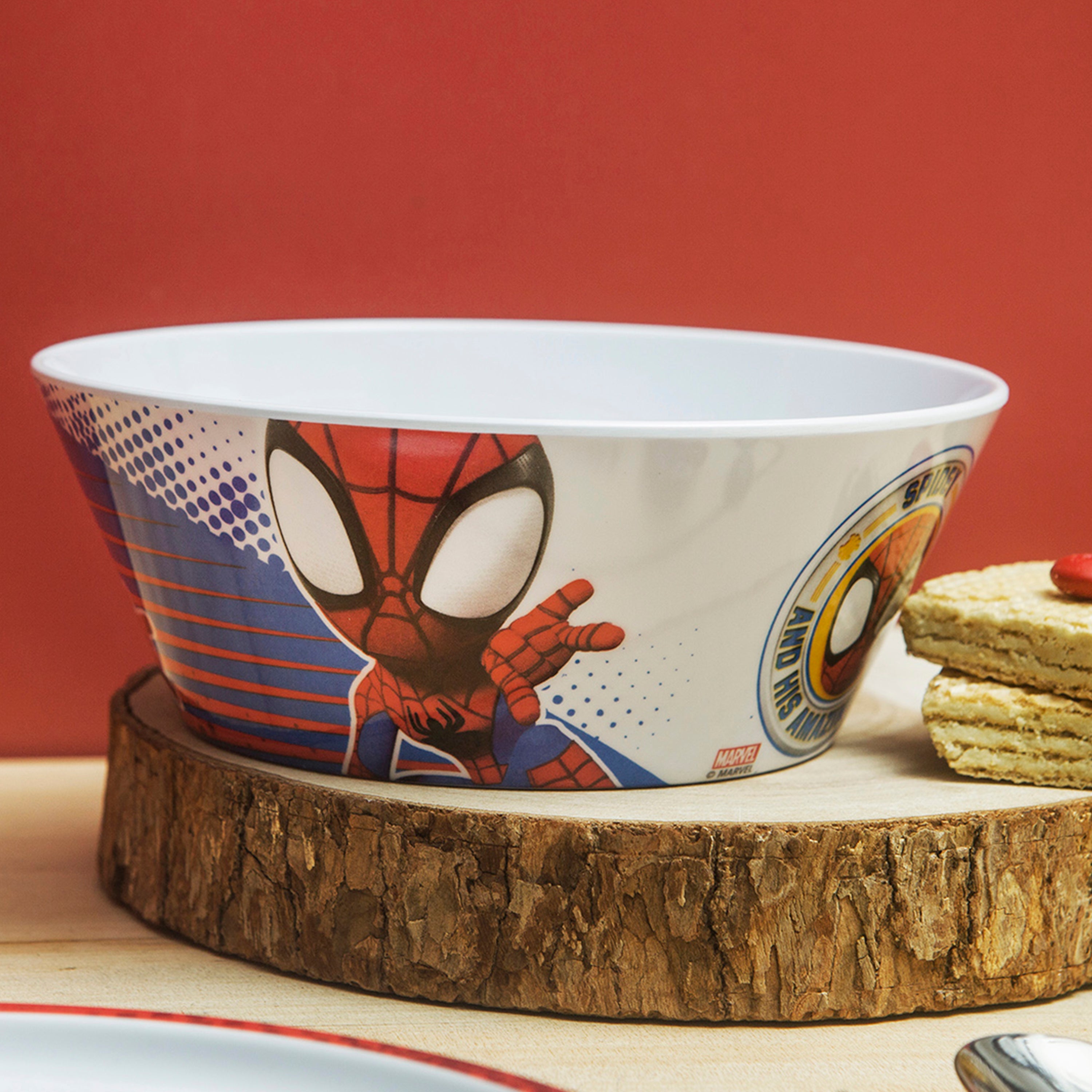 Bluey Character Cereal Bowl with Built-in Straw