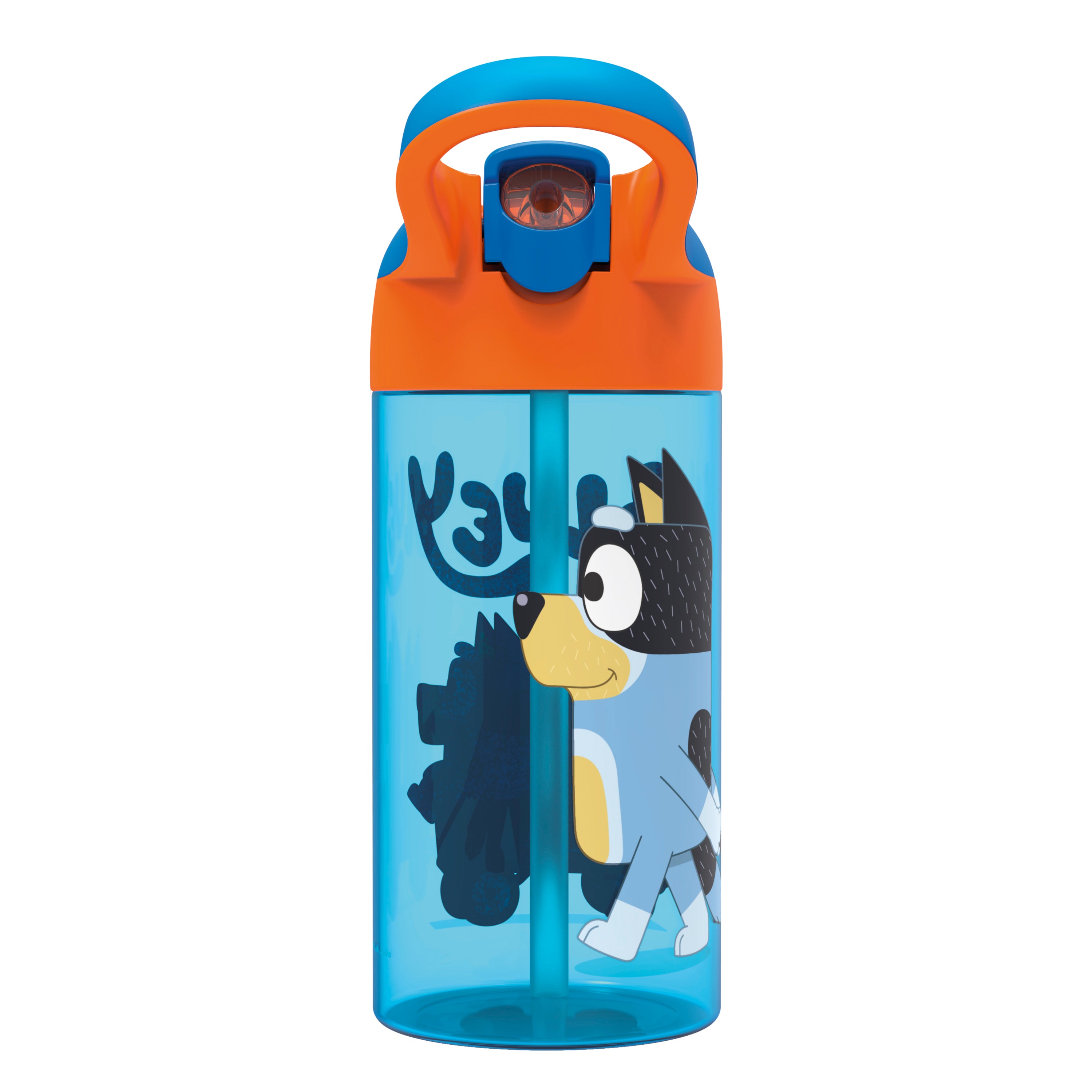Bluey Flip Spout Water Bottle w/Carry Loop Sip Bottles 16 oz zak Designs  for sale online