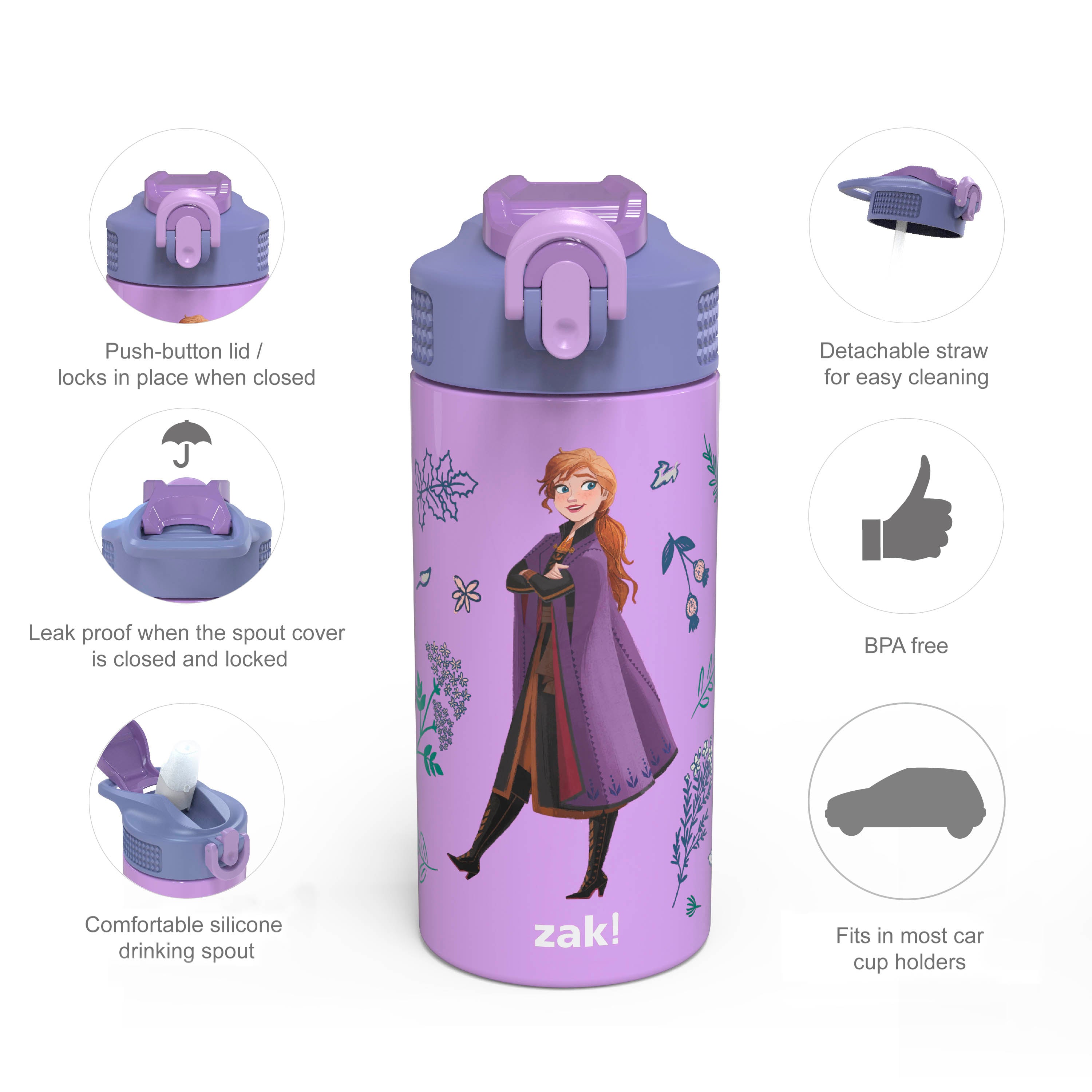 Disney Frozen Water Bottle Key Chain