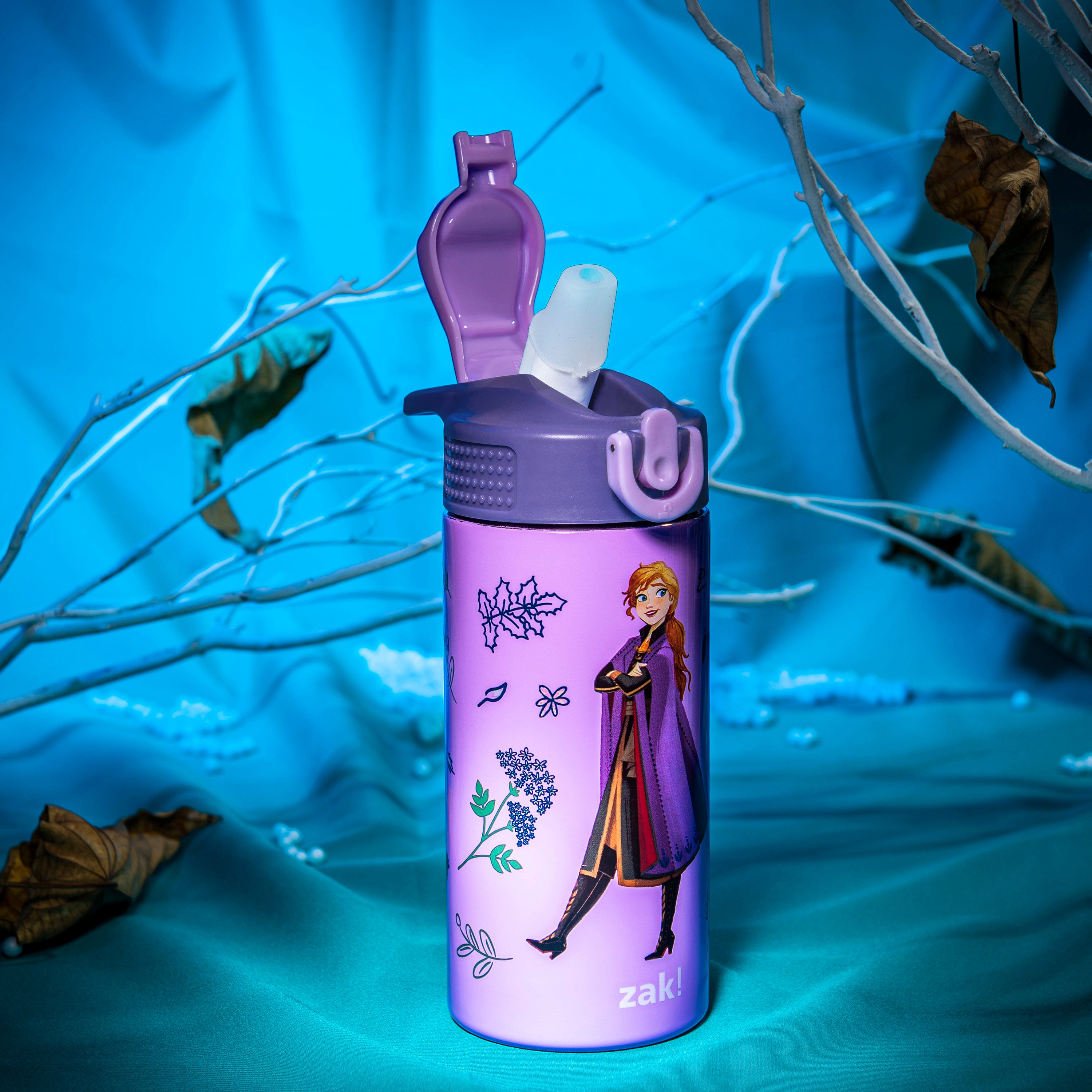 Water Bottle Blue Lilo & Stitch Zak! Disney Leak Proof Insulated