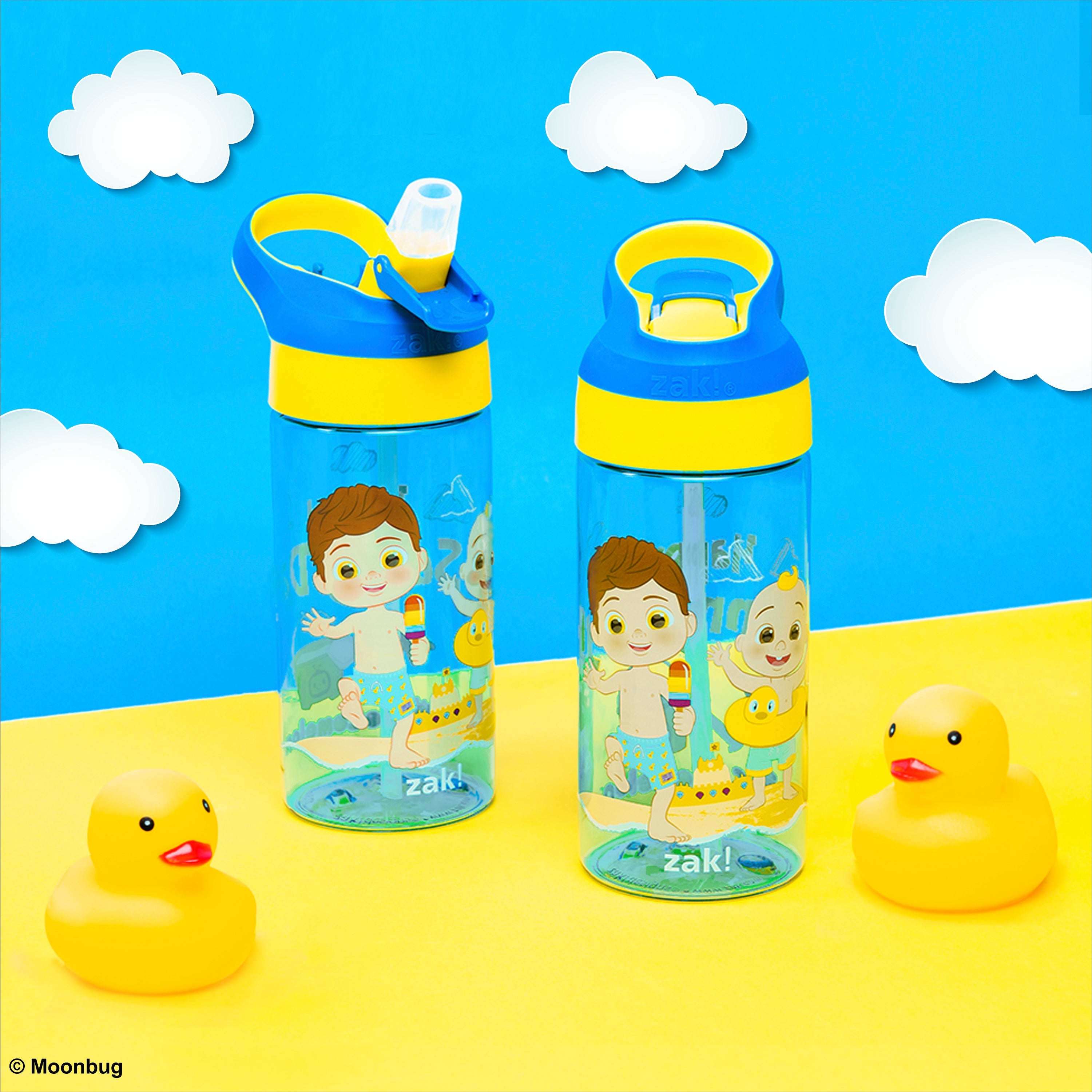  Zak Designs 16oz Riverside Kids Water Bottle with
