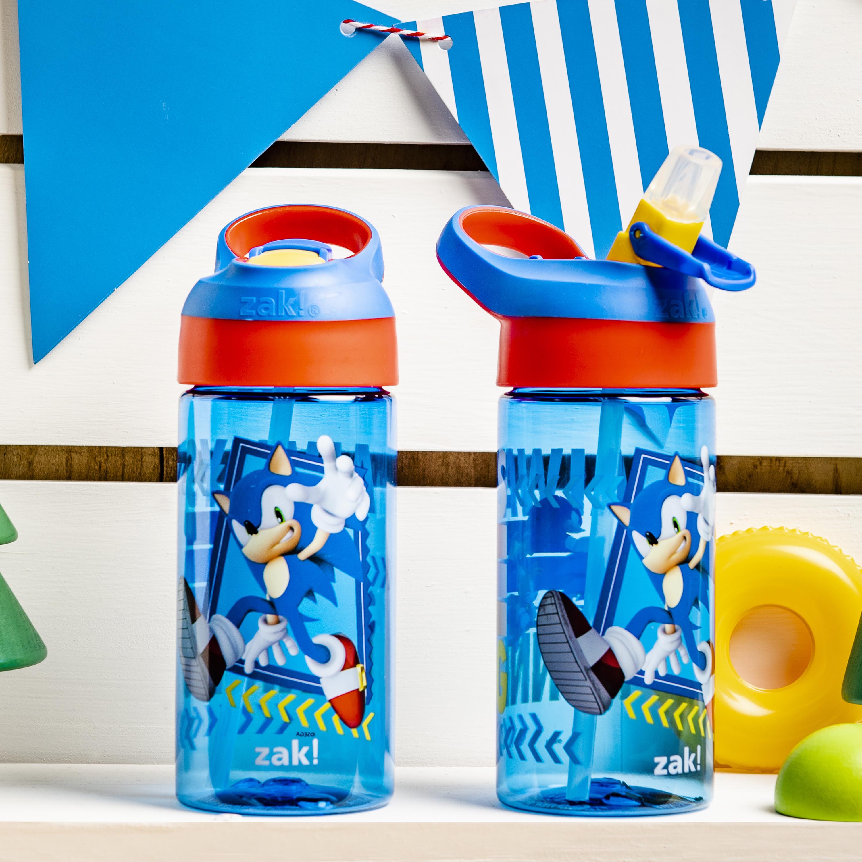 Sonic The Hedgehog Character Plastic Water Bottle