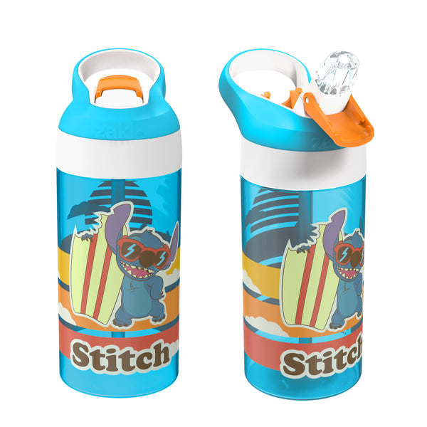 Disney Stitch Character Flip-Top Water Bottle