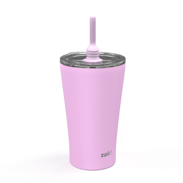 zak! designs 20oz Stainless Steel Alfalfa Tumbler, Includes