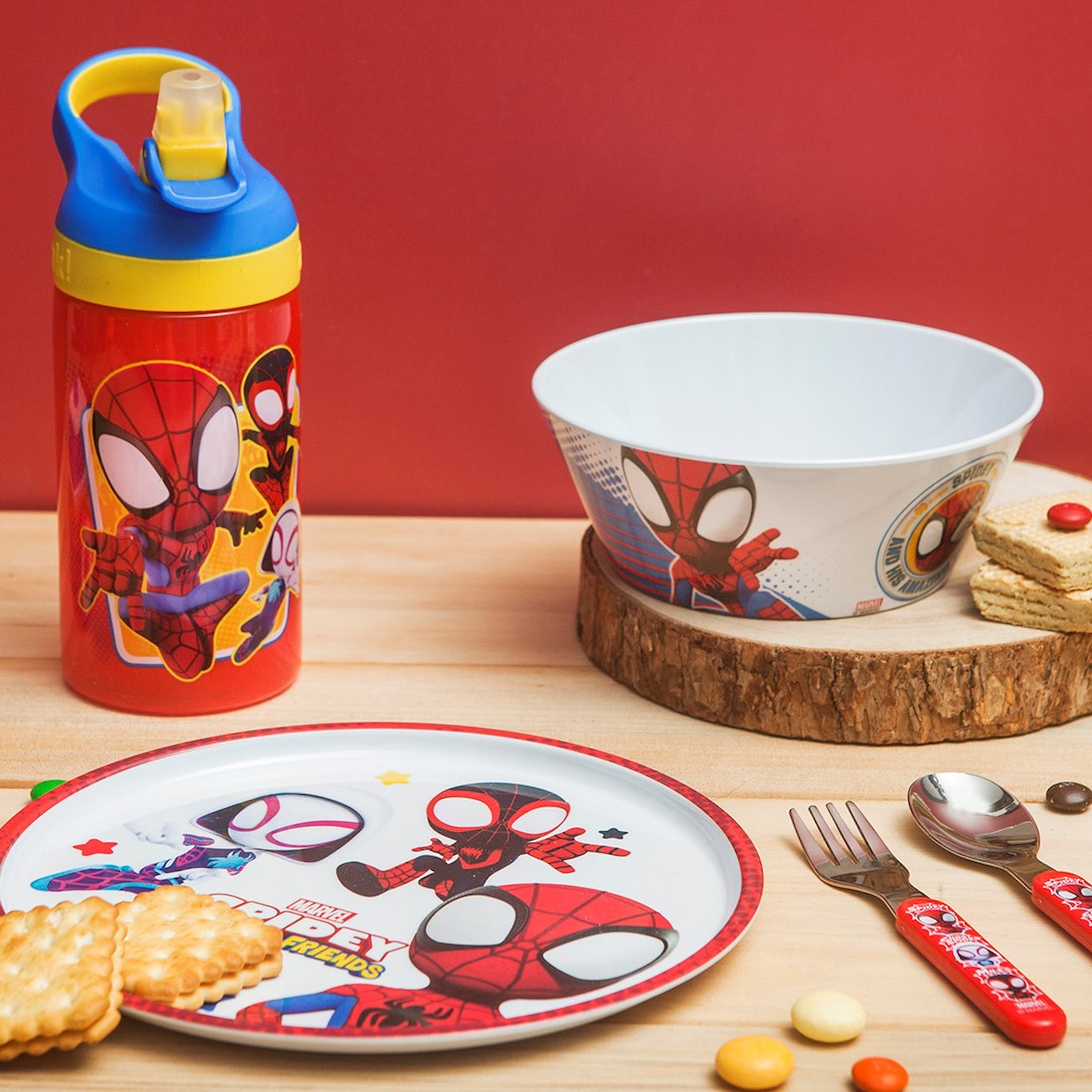 zak! PAW Patrol - 5-Piece Dinnerware Set - Durable Plastic & Stainless  Steel - Includes Tumbler, 8-Inch Plate, 6-Inch Bowl, Fork & Spoon -  Suitable