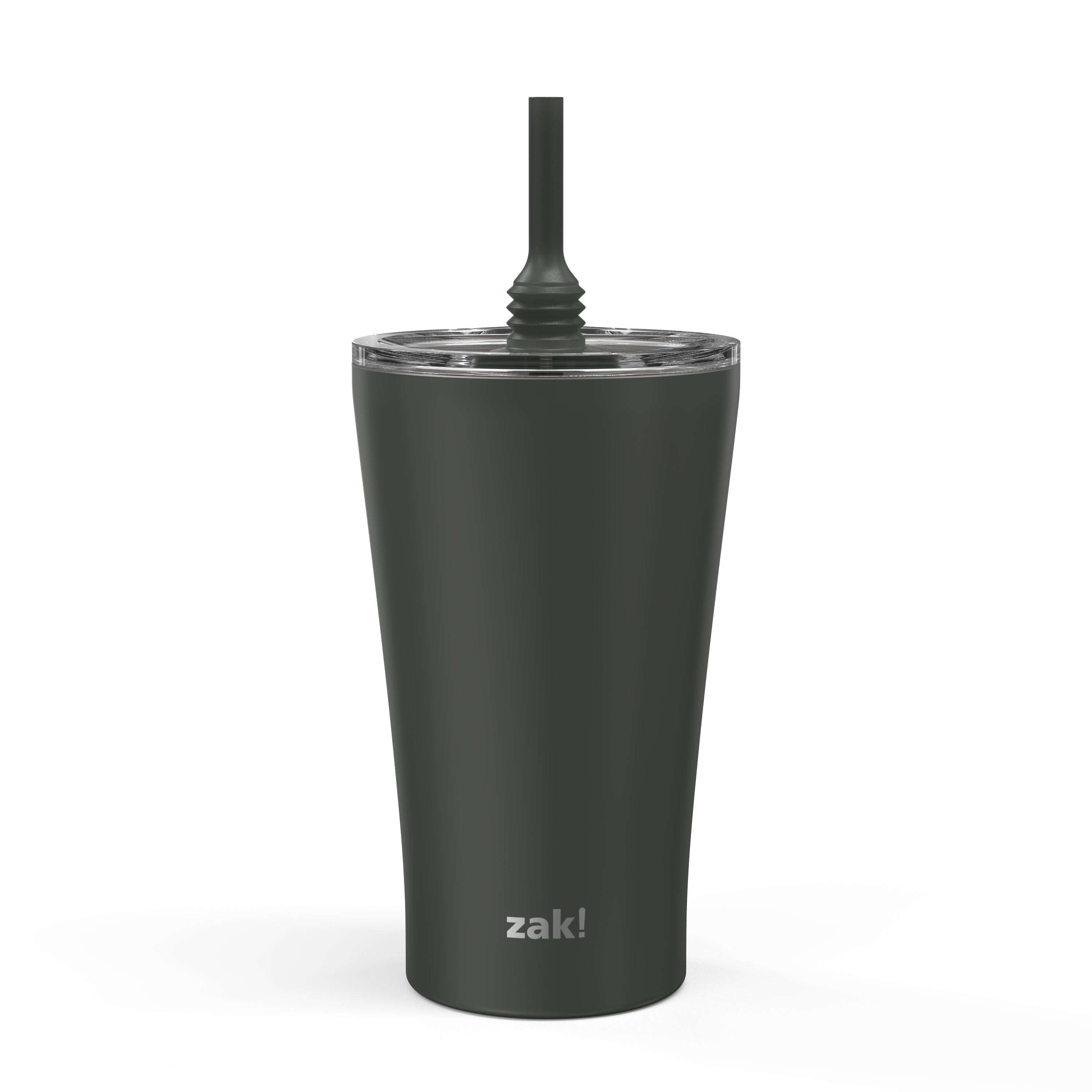 Spill Proof Tumbler Lid with Angled Stainless Steel
