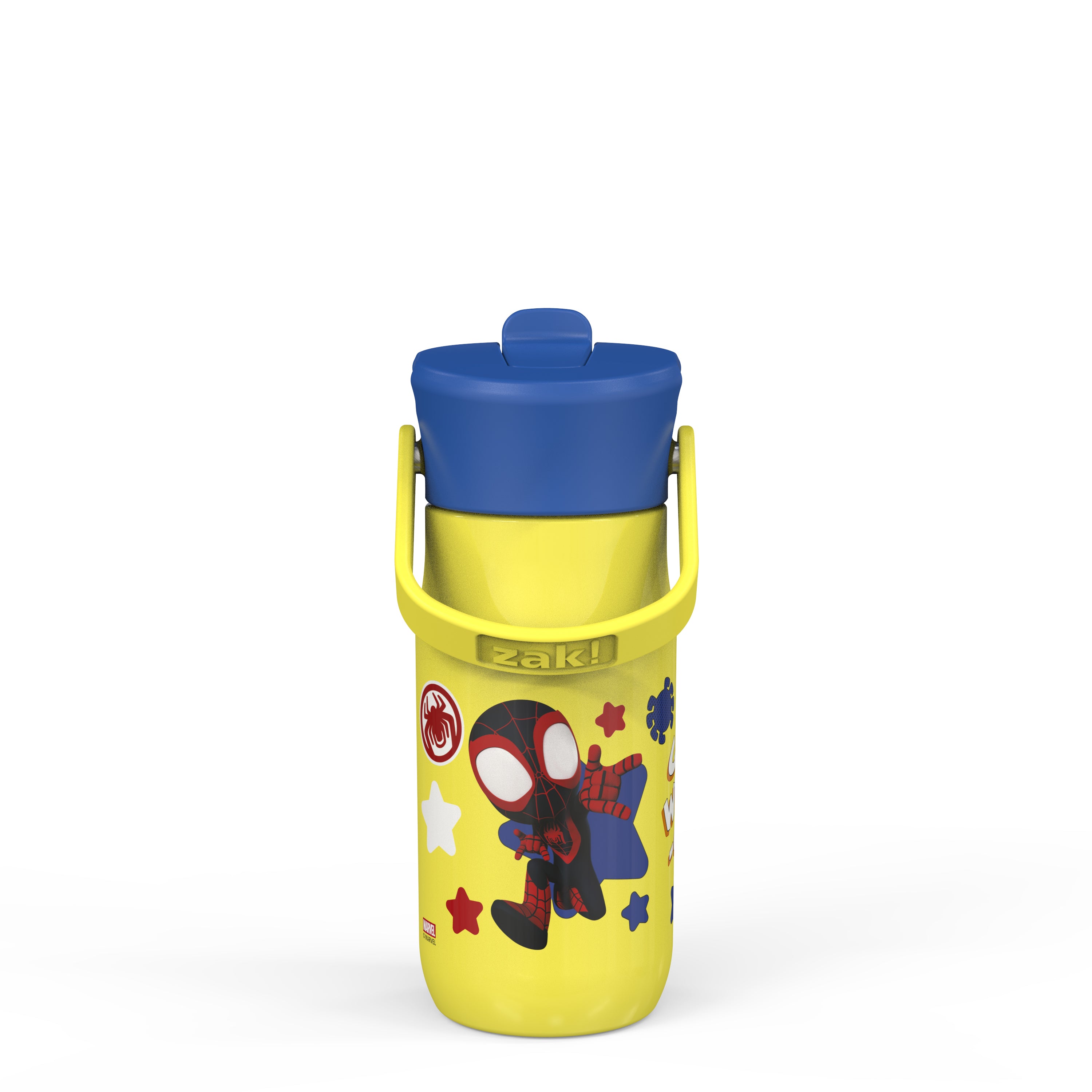 Zak Designs 14oz Recycled Stainless Steel Vacuum Insulated Kids' Water Bottle 'Minecraft